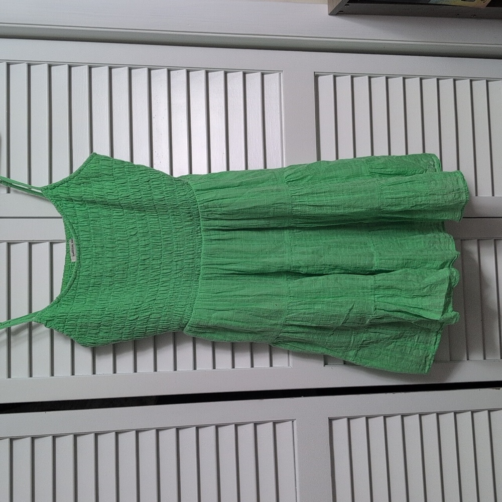American Eagle Outfitters Green Spaghetti Strap Dress